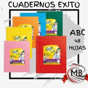 Cuadernos escolares tapa dura ABC de 48 hojas rayados mayoristas en colores surtidos con despacho rápido en 24 horas a todo el país por MB Comercializa.