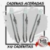 CADENAS ACERADAS X 12