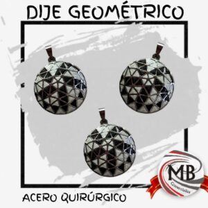 Dije mandala geometrico de acero quirurgico por mayor, medalla esferica calada con diseño sagrado y geometrico para revendedores de joyeria con despacho rapido en 24 horas por Correo Argentino mediante mbcomercializa.com.ar.