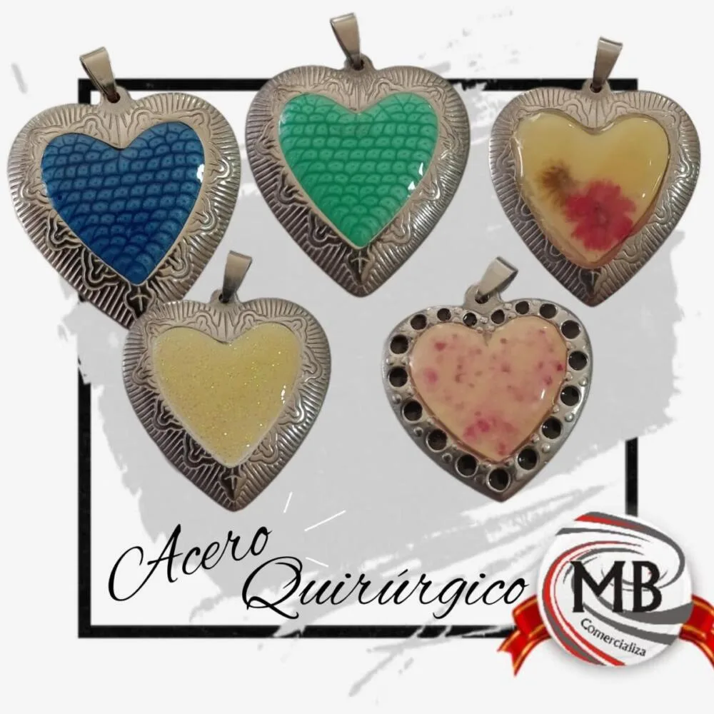 DIJES-CORAZON-CON-MURANO-BRILLO-GDE-ACERO-QUIRURGICO