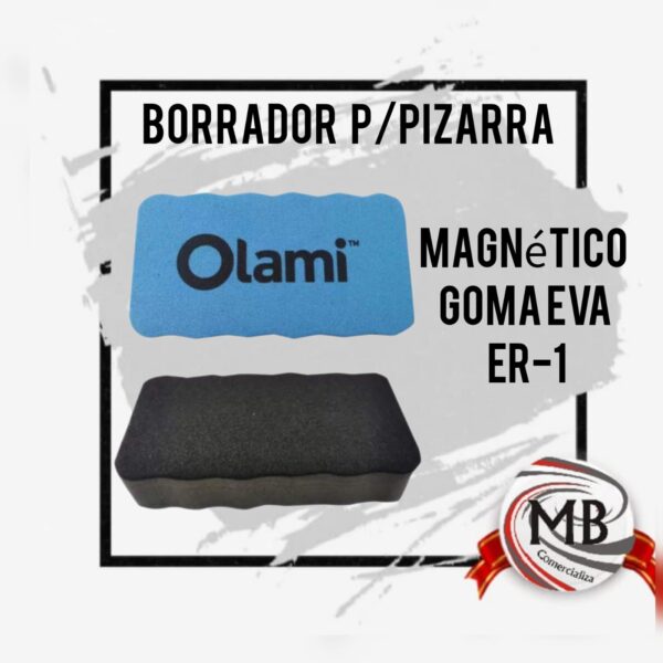 BORRADOR OLAMI MAGNETICO GOMA EVA P/PIZARRA