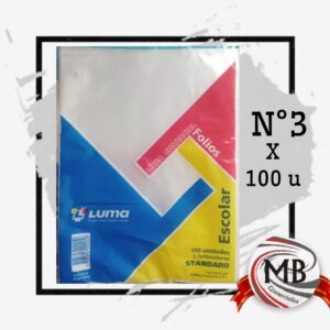 FOLIOS LUMA Nº 3 X 100