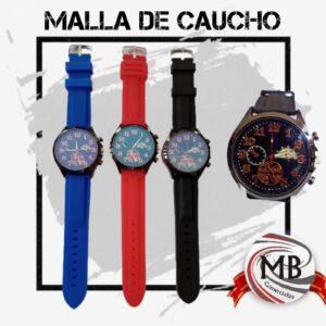 RELOJES MALLA DE CAUCHO AAA-011-5