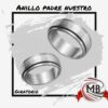 ANILLO PADRE NUESTRO GIRATORIO ACERO Q