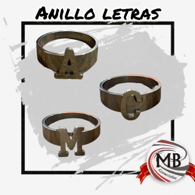 ANILLOS LETRAS ACERO Q – MB Comercializa