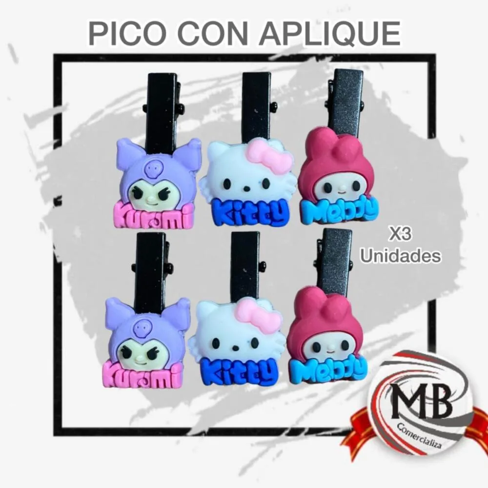 PICO CON APLIQUE X3