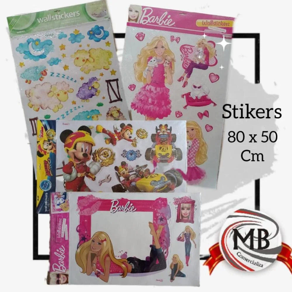STICKERS GRANDES 80 X 50 CM