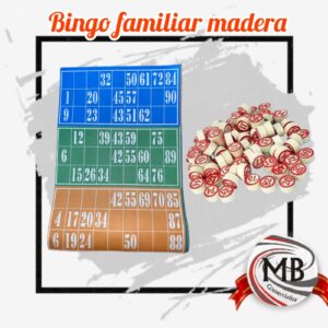 BINGO-LOTERIA FAMILIAR DE MADERA