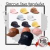 GORRAS LISAS BORDADAS