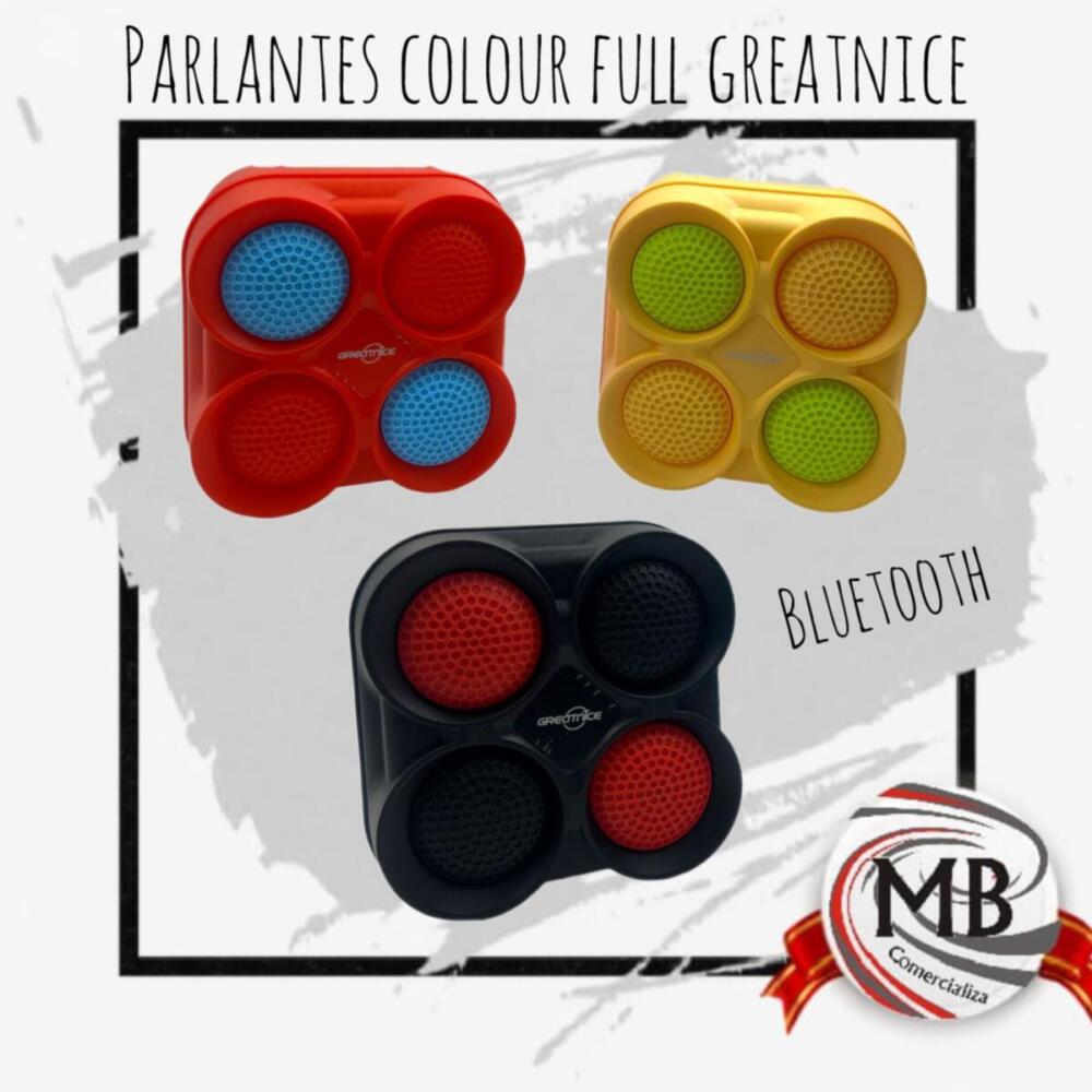 PARLANTES COLOUR FULL GREATNICE BLUETOOTH