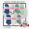 Soquetes de algodón para mujer lisos pack por docena (x12 unidades) en colores surtidos: Venta por mayor en toda Argentina a través de MB Comercializa. Distribuidora mayorista de medias de mujer con envíos nacionales.