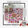 STICKERS CON RELIEVE