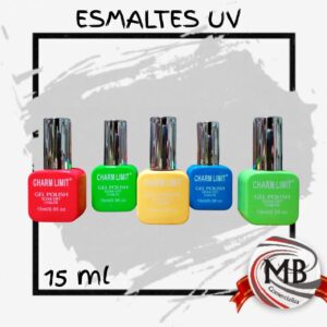 ESMALTES PARA CABINA CHARM LIMIT 15ML UV