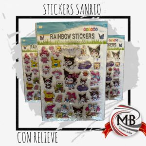 PLANCHAS DE STICKERS SANRIO CON RELIVE