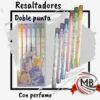 MARCADORES-RESALTADORES 968 DOBLE PUNTA PERFUME X6