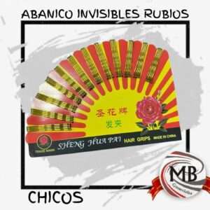 INVISIBLES ABANICO CHICO RUBIOS MB10079