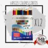 LAPICES CORTOS X12 COLORES