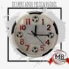 RELOJ-RELOJES DESPERTADOR PELOTA FUTBOL 12 CM