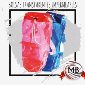 BOLSOS TRANSPARENTES IMPERMEABLES