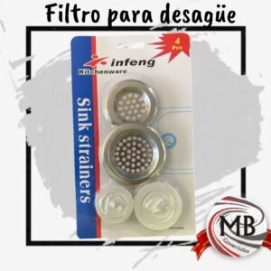 FILTROS PARA DESAGUE X4 TAPON