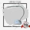 "Lámpara de escritorio LED flexible blanca para estudio y oficina. Velador LED inalámbrico a pilas. Venta mayorista y por unidad en Argentina. Envío rápido 48hs por MB Comercializa."
