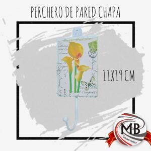 PERCHEROS PARED CHAPA 11X19 CM