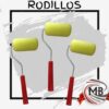 Mini rodillo para pintar de 10 cm por mayor, rodillos de espuma de alta densidad con mango plastico rojo para pintura latex y sinteticos en ferreterias y pinturerias con despacho en 24 horas por Correo Argentino mediante mbcomercializa.com.ar.