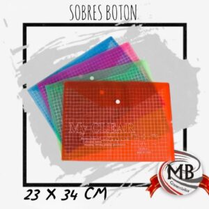 SOBRES BOTON 23X34 CM MB10381
