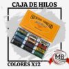 CAJA X12 HILOS DE COLORES