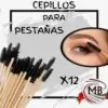 Pack x12 cepillos para pestañas descartables aplicadores de rímel y extensiones MB Comercializa. Venta mayorista con despacho en 48 horas a toda la República Argentina.