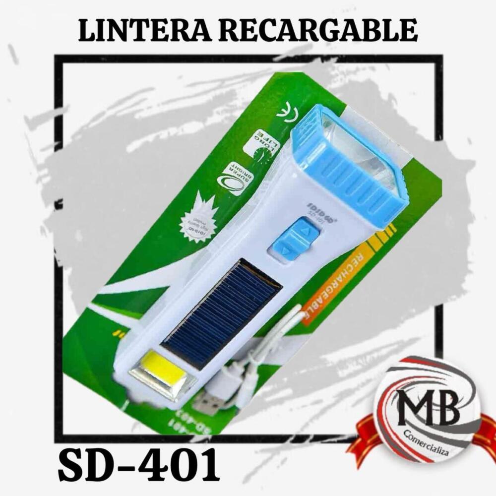 LINTERNA RECARGABLE SD-401