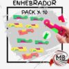 Pack x 10 enhebrador de agujas manuales plásticos de colores para costura. Venta con precios directos mayoristas en MB Comercializa y despacho rápido en 24 horas a toda la Argentina.
