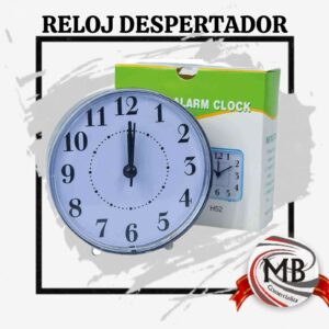 RELOJES DESPERTADORES H-50 REDONDO MB10524