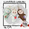 LLAVEROS LABUBU 16 CM