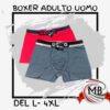 BOXEL ADULTO UOMO - TALLES L AL 4XL