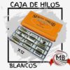 CAJA DE HILOS X12 BLANCOS