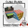 CUBOS RUBIK NUMERO Y LETRAS