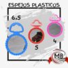 ESPEJOS PLASTICOS BASE-COLGANTE