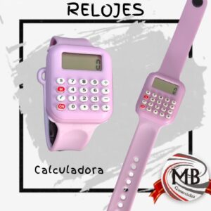 Relojes calculadora por mayor en MB Comercializas. Precios directos mayoristas con despacho rápido en 24 horas a toda Argentina por Correo Argentino.
