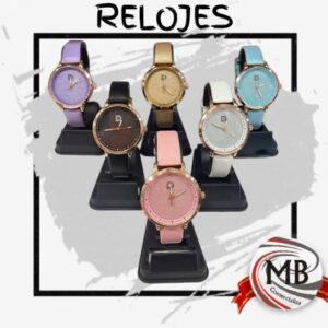 "Relojes de moda con cuadrante brillante y malla de silicona para venta por mayor. Distribuidor líder en Argentina con despacho garantizado en 48hs. Precios directos de fábrica para revendedores y mayoristas de accesorios. Stock premium en MB Comercializa."