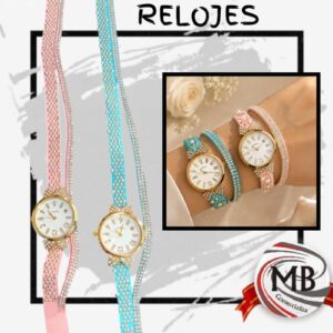 Relojes pulsera strass por mayor en MB Comercializas. Precios directos mayoristas con despacho rápido en 24 horas a toda Argentina por Correo Argentino.