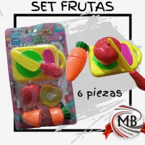 SET FRUTAS X 6 PIEZAS MB11125