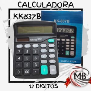Calculadora Electrónica de Escritorio 12 Dígitos Pantalla Grande Oficina Mayorista MB Comercializa