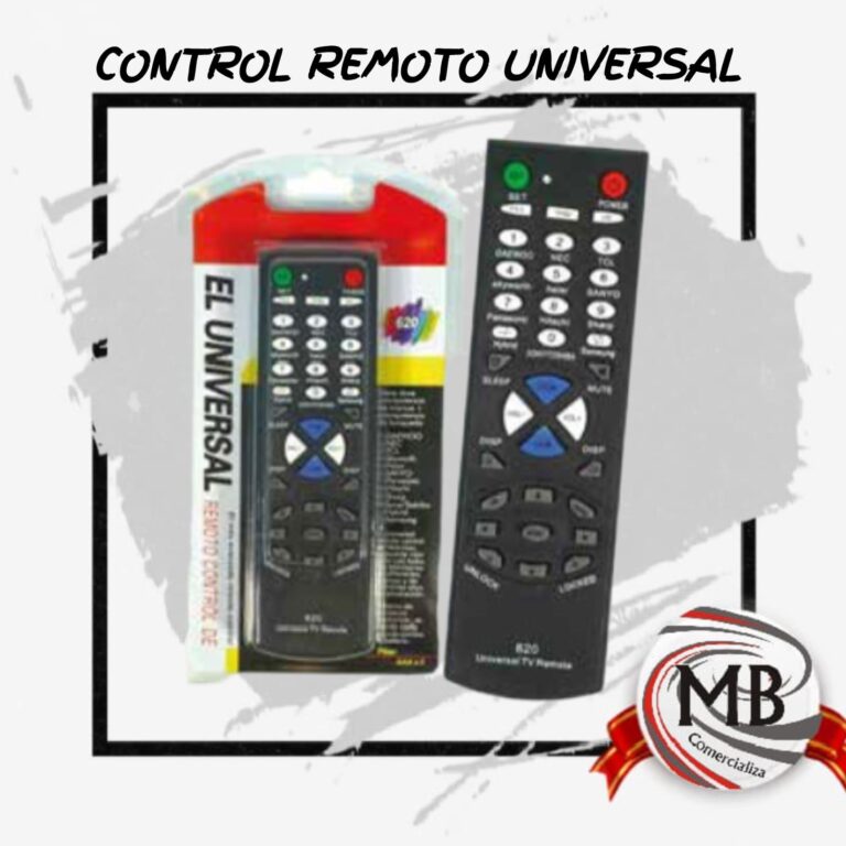 CONTROL REMOTO DE TV UNIVERSAL – MB Comercializa