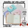 DIARIOS-ANOTADORES PELUCHE LABUBU 21X16 CM