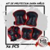 KIT DE PROTECCION PARA NIÑOS X6PCS