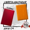 LIBRETAS-ANOTADORES CUERINA 22X15 CM