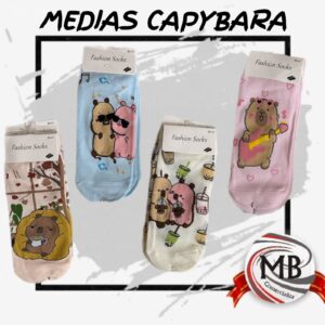 Pack 10 pares de medias soquetes infantiles con diseños de animales surtidos.