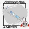 PERCHEROS METALICO 8 GANCHOS