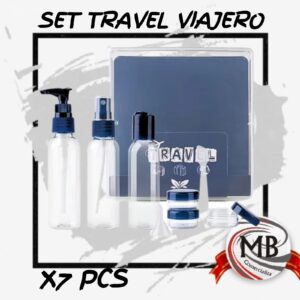 SET TRAVEL VIAJERO X7PCS